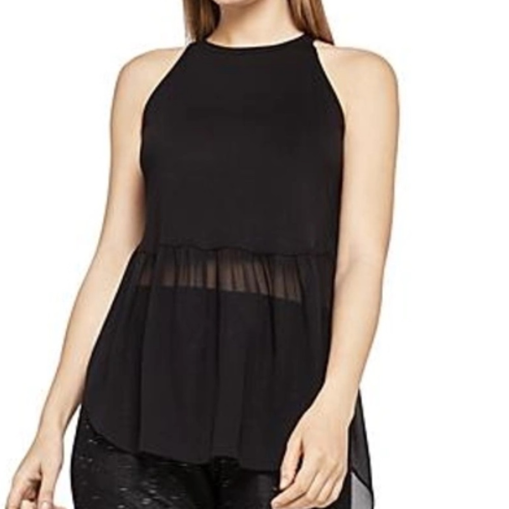 BCBGeneration NWT Contrast-Hem High/Low Top-Women’s S will fit M